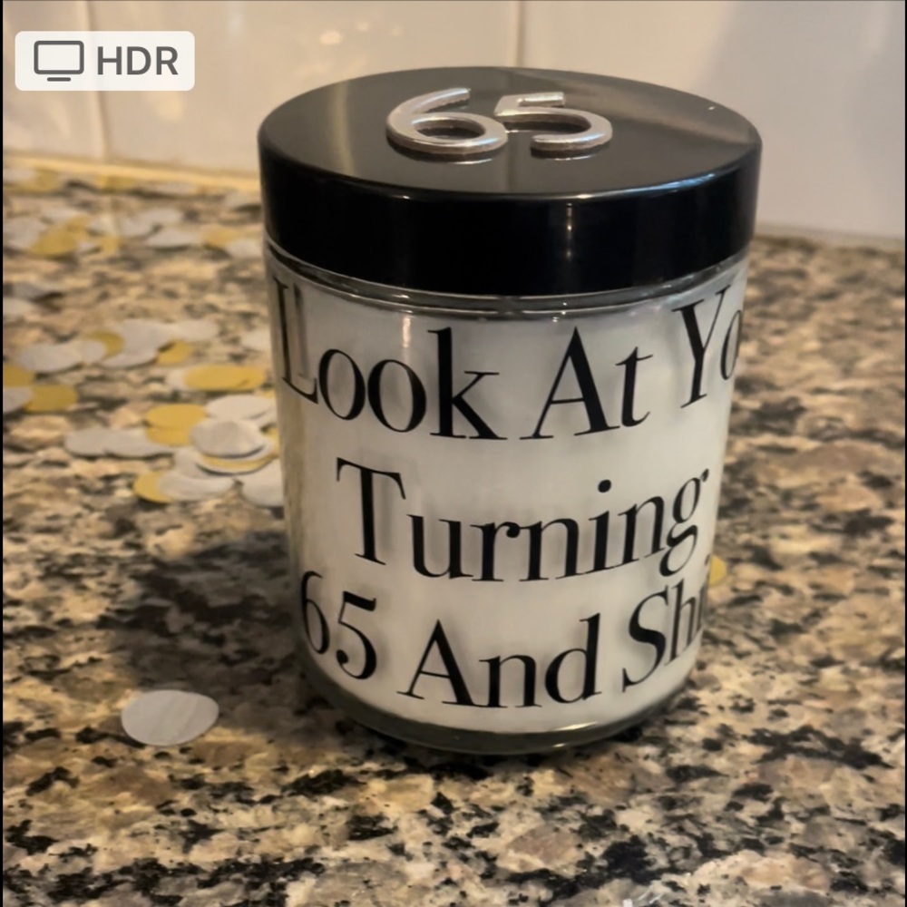 Personalized Candle